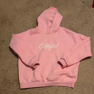 Edikted Pink Hoodie and Sweatpants Set